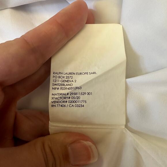 Club Monaco Striped Twist‎ Front Maxi Dress Womens Size 10 Blue White - Picture 10 of 10